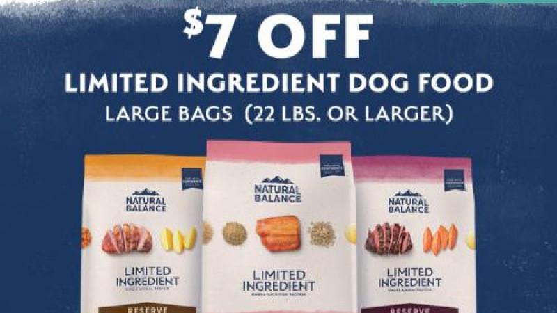 Natural Balance $7 OFF 22lb+