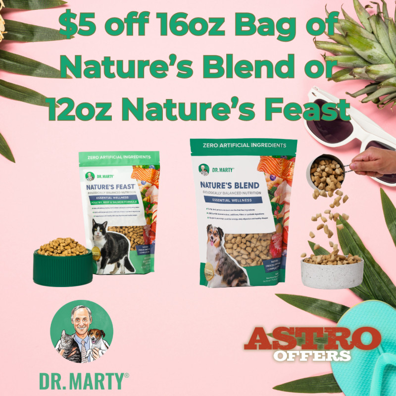 Dr. Marty's up to $5 OFF