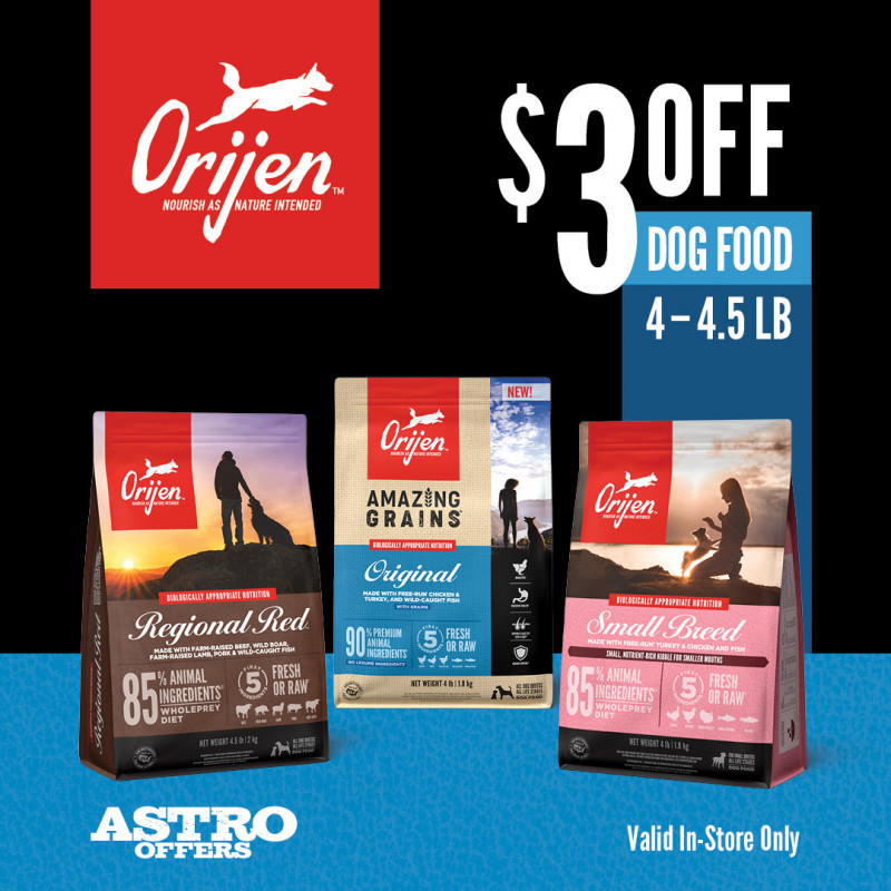 Orijen up to $6 OFF