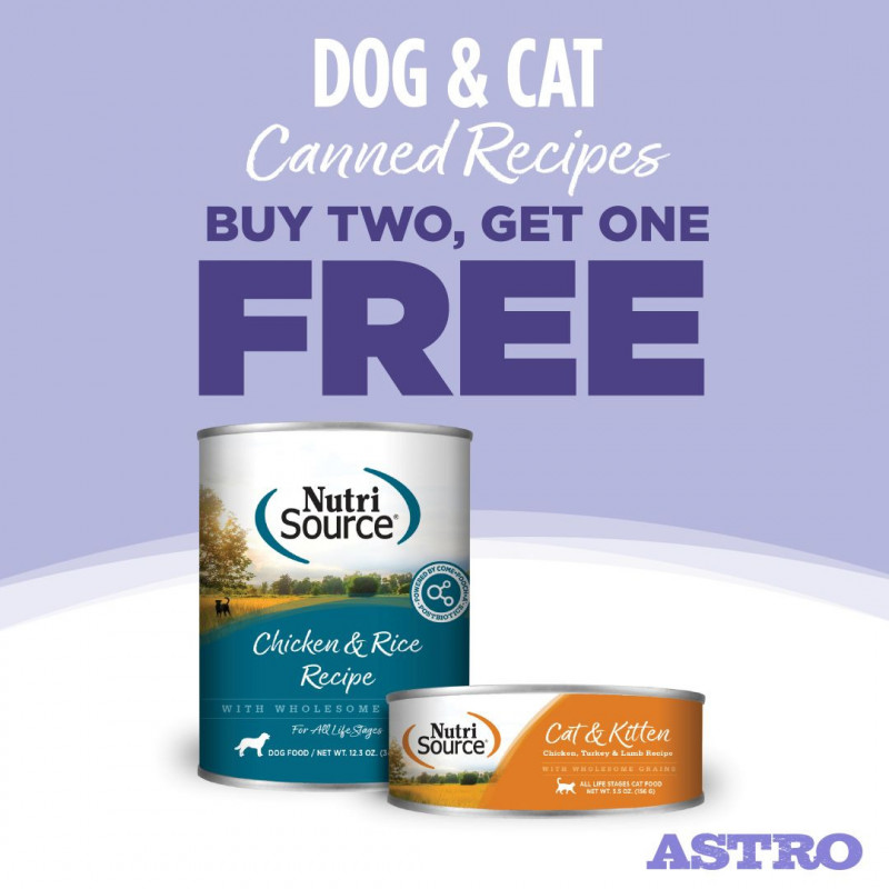 Nutrisource Can SALE Buy 2 get 1 FREE