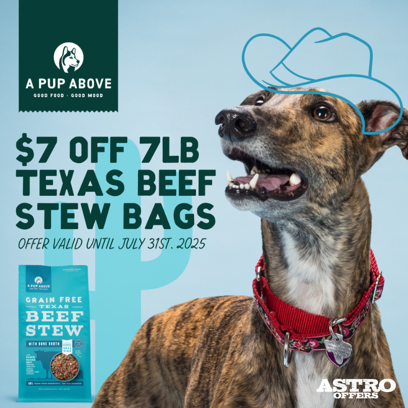 A Pup Above $7 OFF Beef