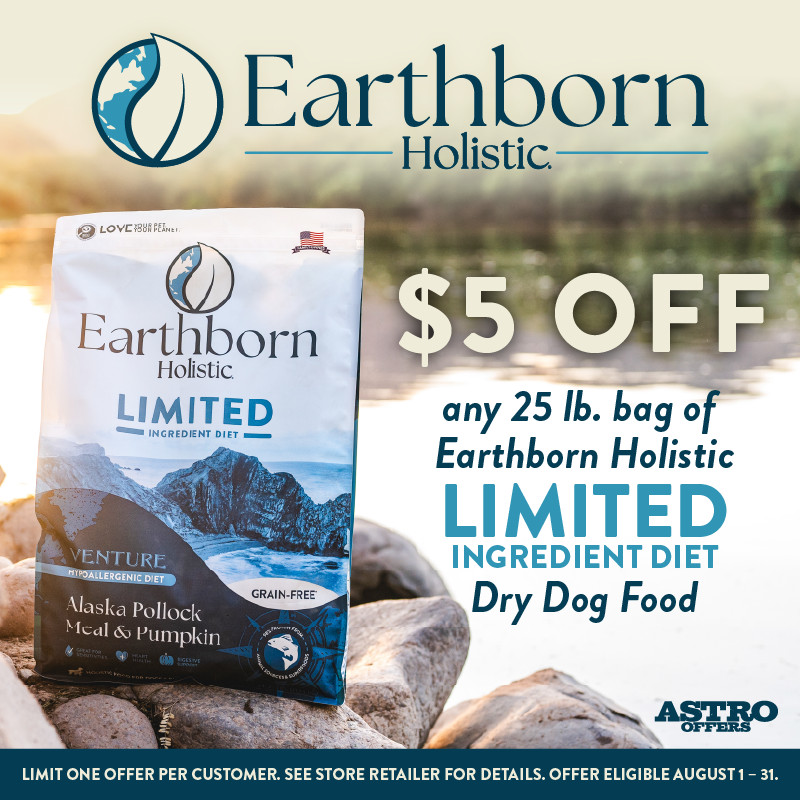 Earthborn Venture up to $5 OFF