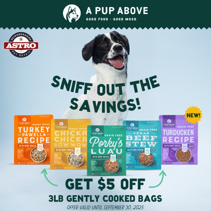 A Pup Above up to $3 OFF