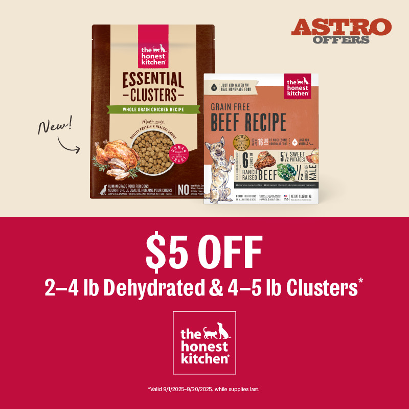 Honest Kitchen up to $5 OFF