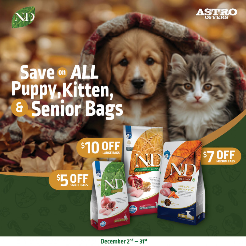 Farmina Puppy & Kitten up to $10 off