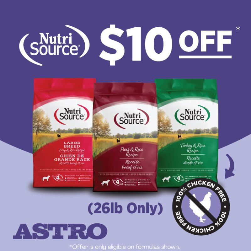 Nutrisource up to $10 OFF