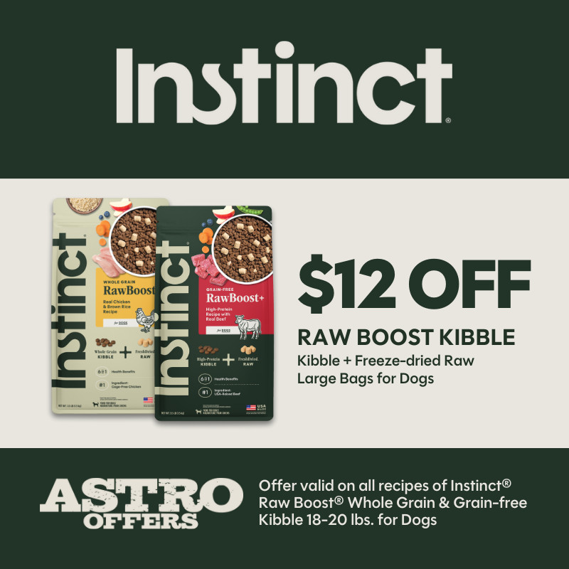 Instinct Kibble up to $12 OFF
