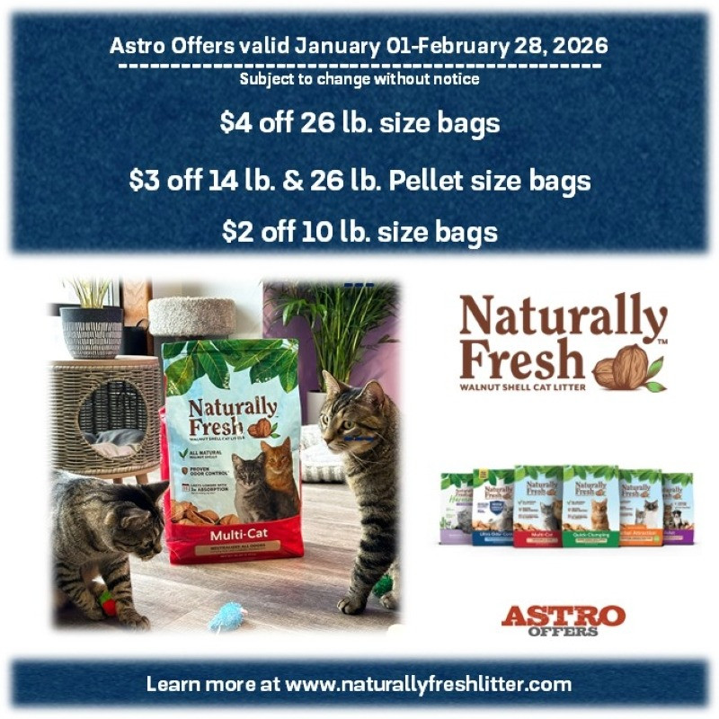 Naturally Fresh Litter up to $4 OFF