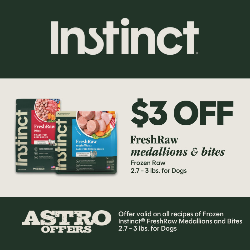 Instinct $3 OFF Frozen