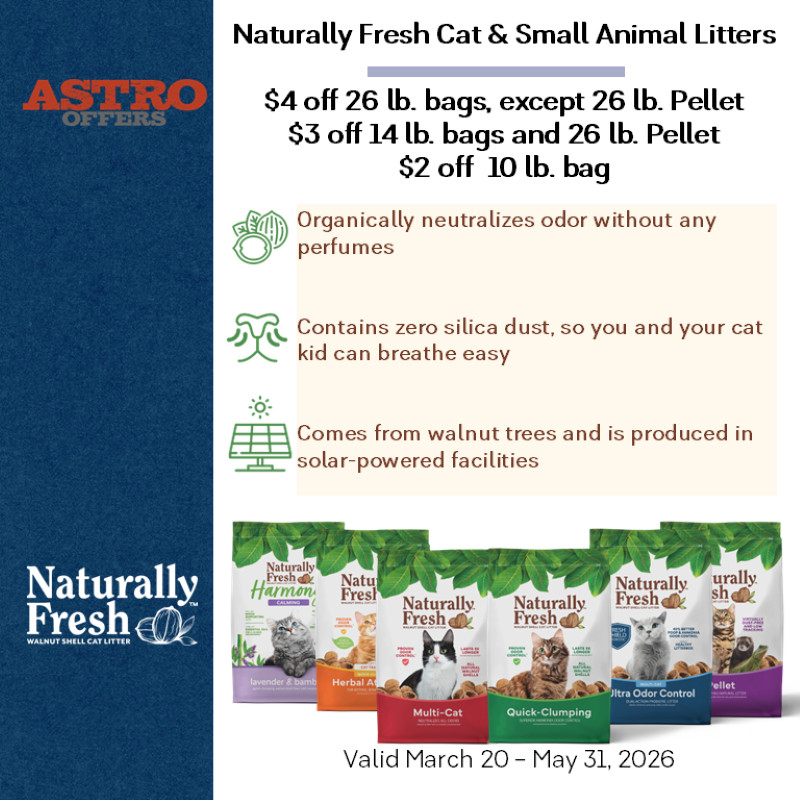 Naturally Fresh $4 OFF 26lb