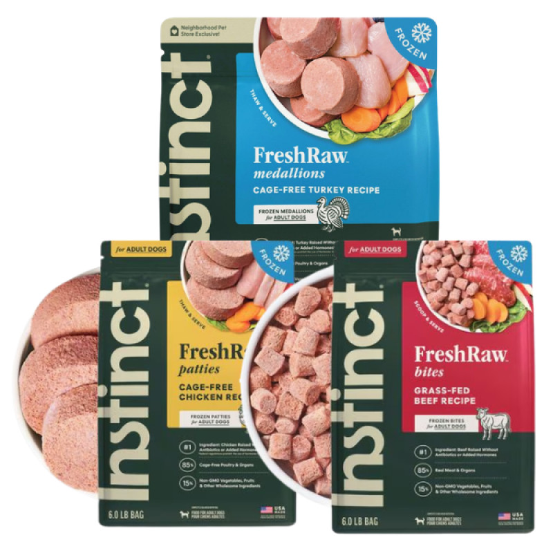 Instinct Frozen Raw up to $5 OFF