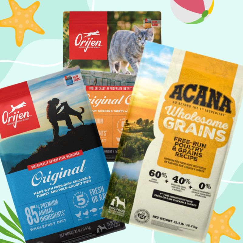 Acana & Orijen up to $10 OFF