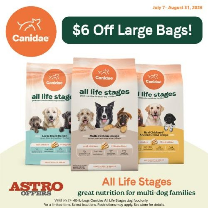 Canidae Sale up to $6 OFF
