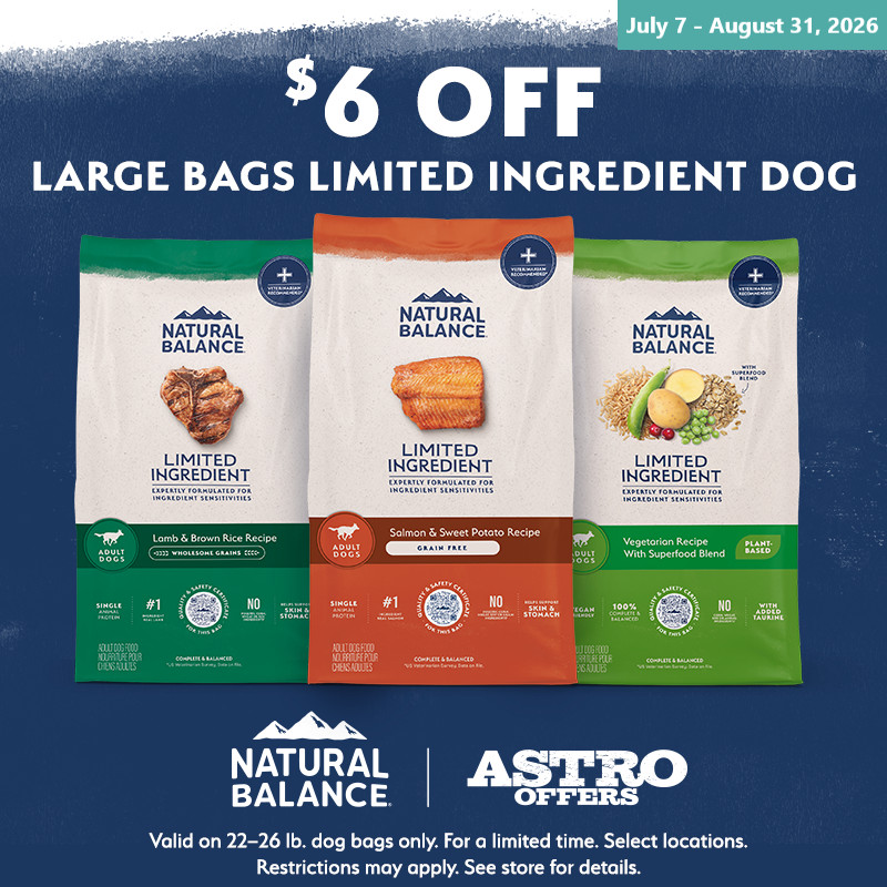 Natural Balance Sale up to $6 OFF