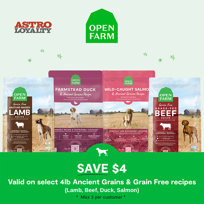Open Farm up to $4 OFF
