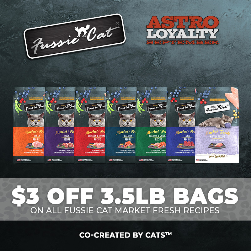 Fussie Cat $3 OFF 3.5lb