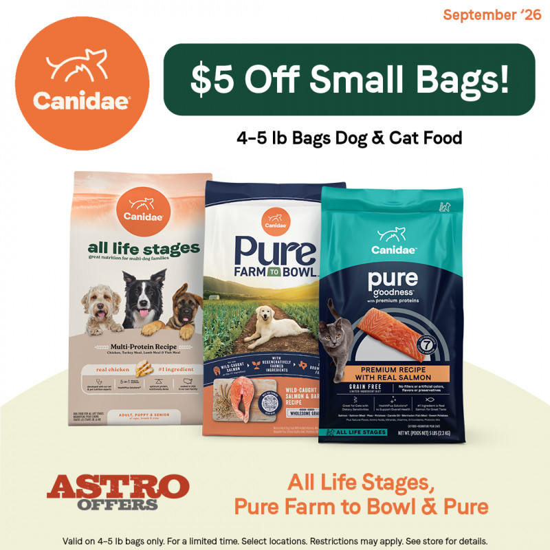 Canidae $5 OFF small bags