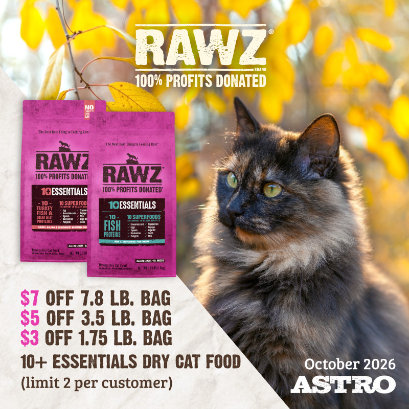 Rawz Cat up to $5 OFF