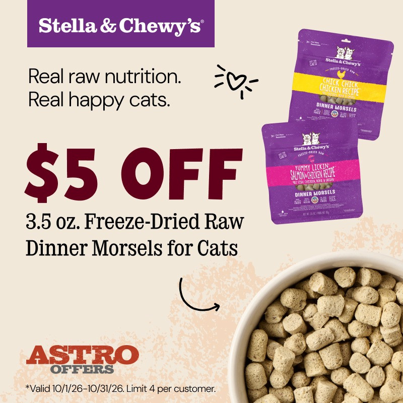 Stella & Chewy's Morsels up to $5 OFF