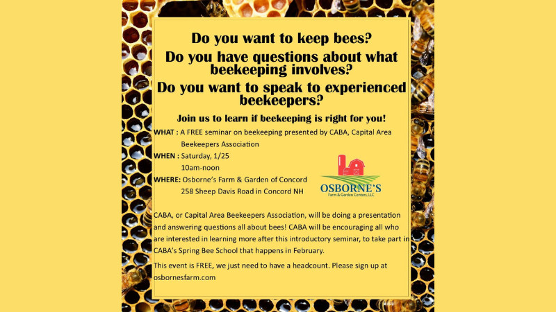 Intro to Beekeeping Seminar