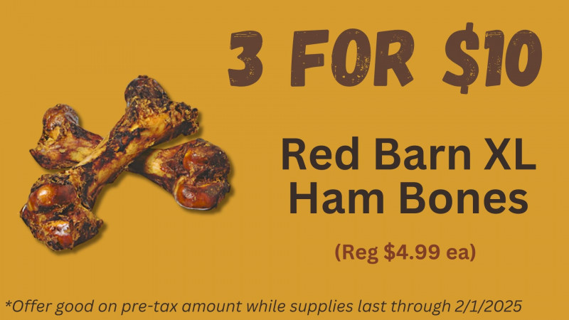 Red Barn XL Ham Bones - 3 for $10