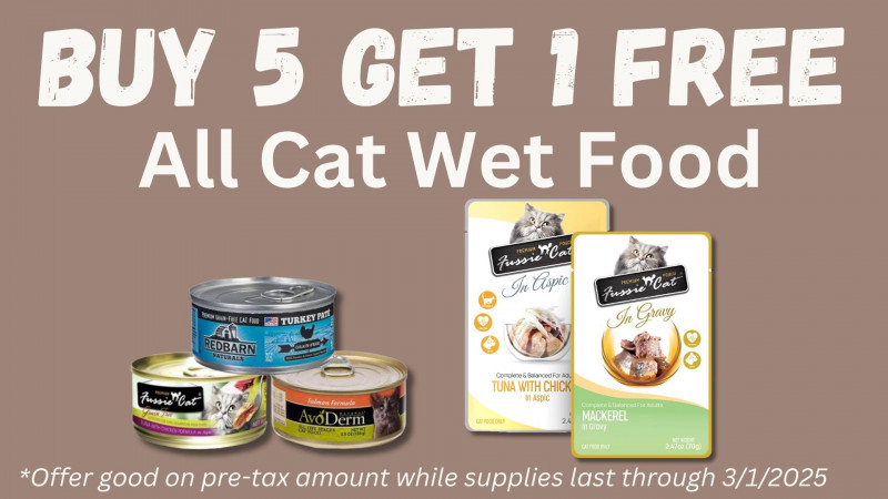 Cat wet food - Buy 5, Get 1 FREE