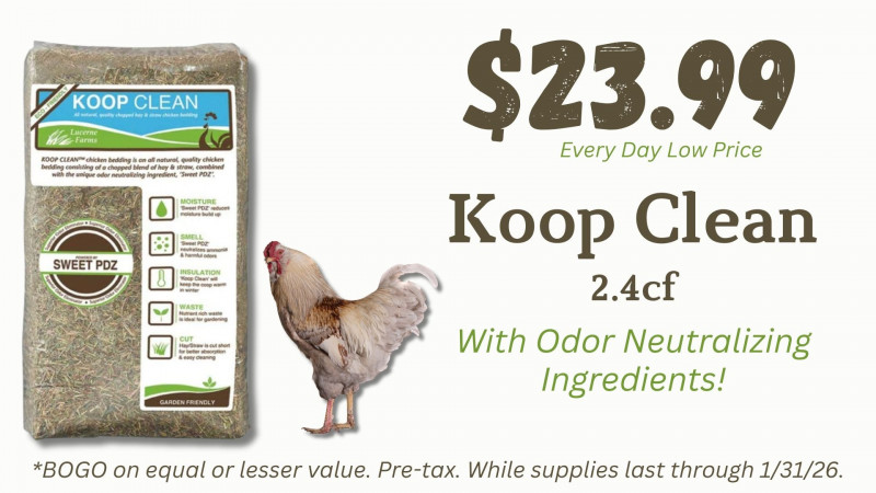 Koop Clean 2.4cf ONLY $23.99 each