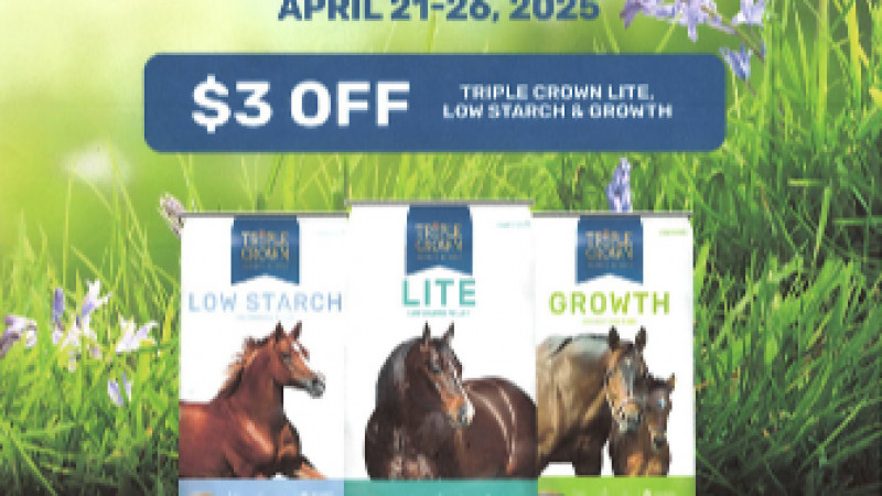 $3.00 Off Triple Crown Lite, Low Starch & Growth