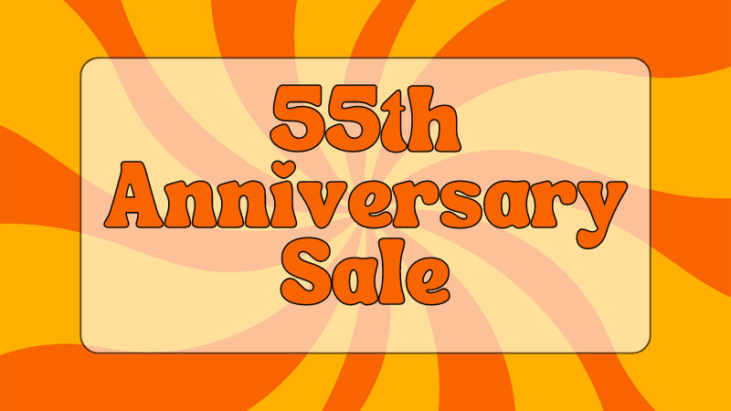 55th Anniversary Sale