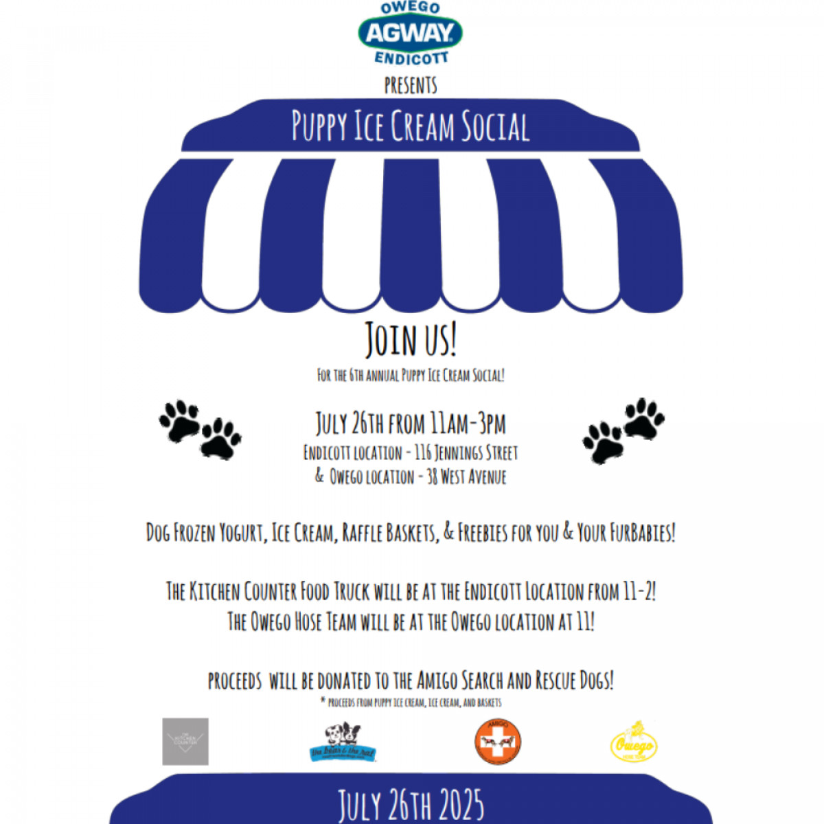 🍦🐶 Save the Date!