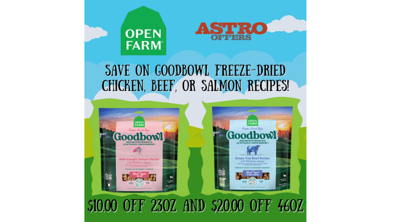 Open Farm | Dollars OFF Select Goodbowl Freeze-Dried Raw