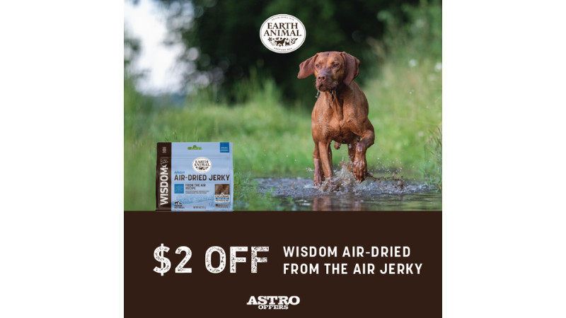 Earth Animal | Save $2 on Air-Dried Jerky