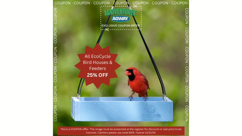 All EcoCycle Bird Houses & Feeders 25% Off