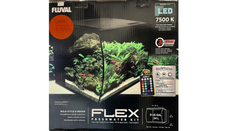 Fluval Flex Freshwater Kit (9 US Gal) - Now  $139.99!