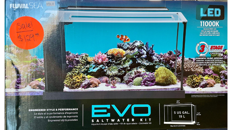 Fluval SEA EVO Saltwater Kit (5 US Gal) - NOW $129.99!