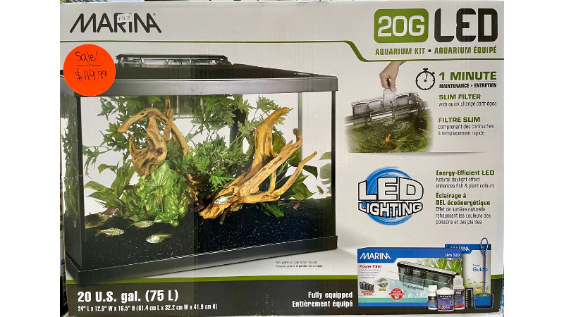 Marina 20G LED Aquarium Kit (20 US Gal) - Now $119.99!