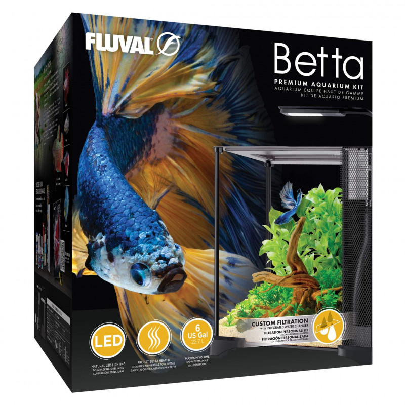 Fluval 6 Gal Betta Premium Aquarium Kit In Stock