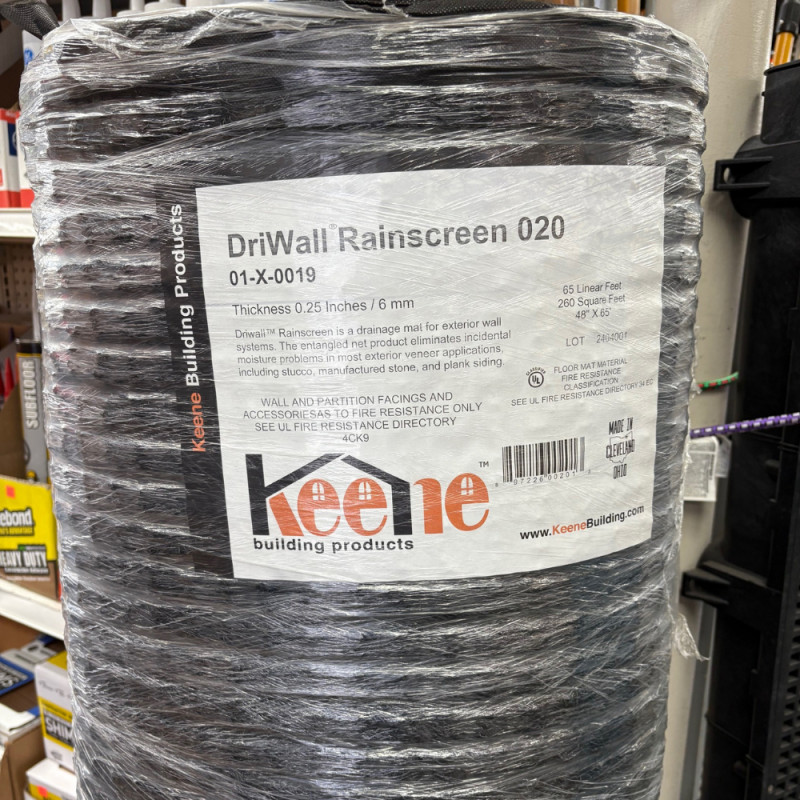Keep walls protected with DriWall™ Rainscreen 020!