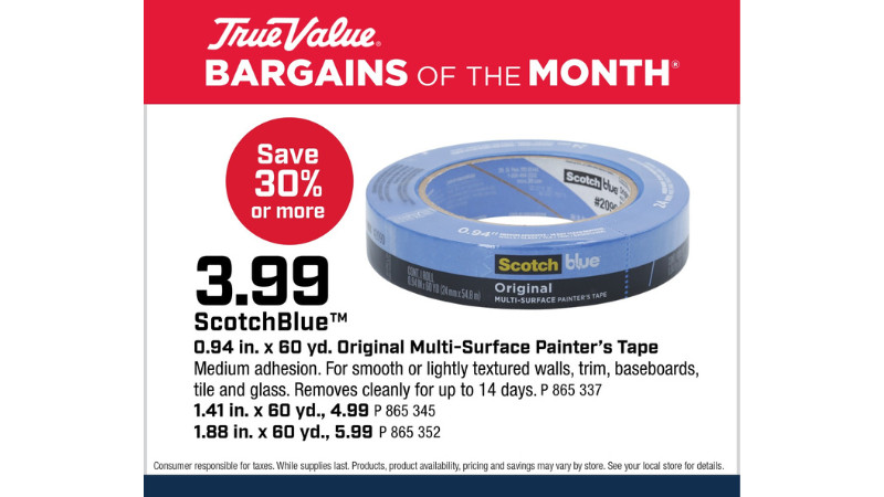 ScotchBlue™ Original Multi-Surface Painter’s Tape Savings