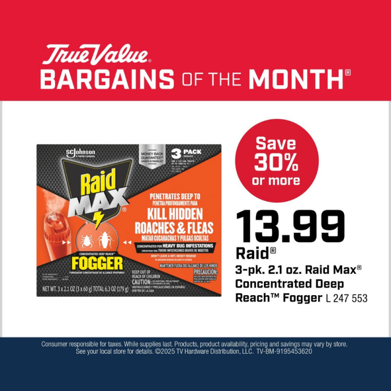 Raid Max® Concentrated Deep Reach™ Fogger $13.99