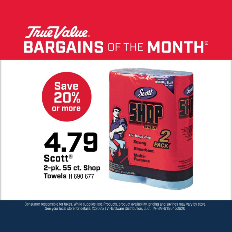 Scott® Shop Towels $4.79