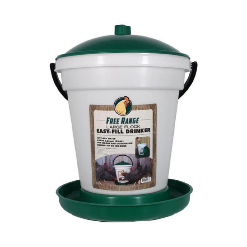 Poultry Waterer Easy Top Fill