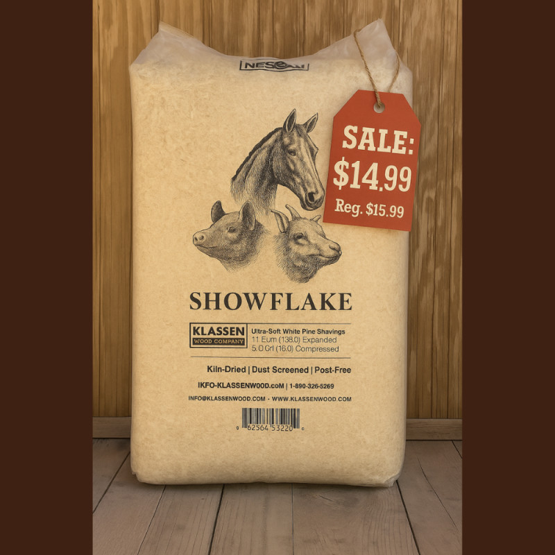 Show Flake Pine Shavings