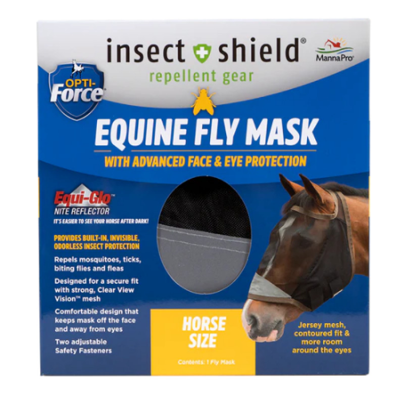 Opti Force Fly Mask Horse size