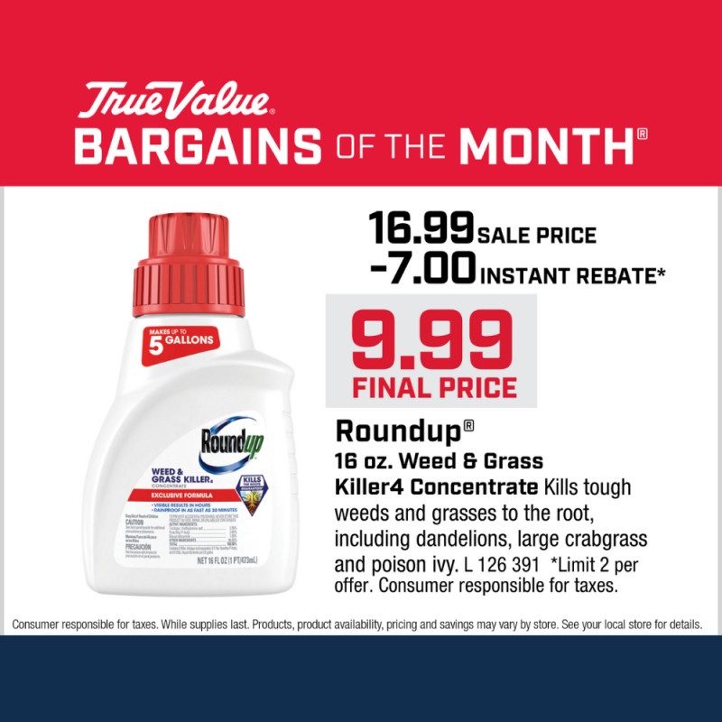Roundup® 16 oz. Weed & Grass Killer4 Concentrate $9.99