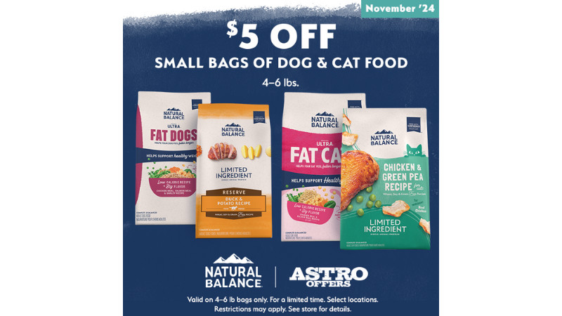 Natural Balance | $5.00 OFF Small Bags