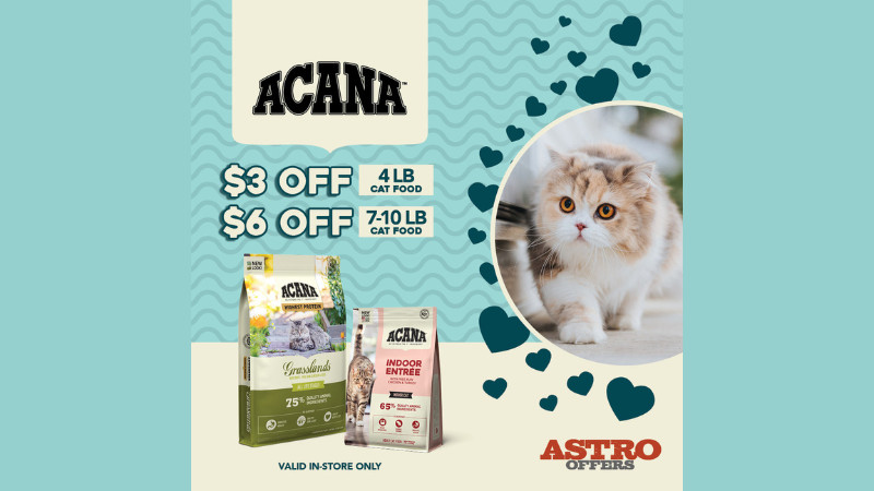 ACANA | Dollars OFF ACANA Dry Cat Food