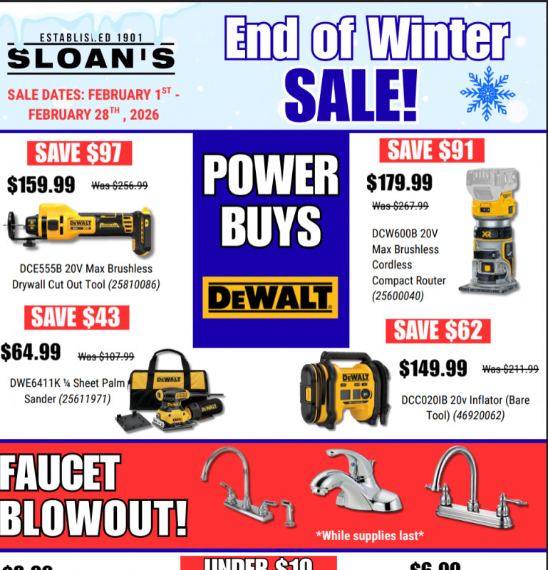 February Sales Flyer!