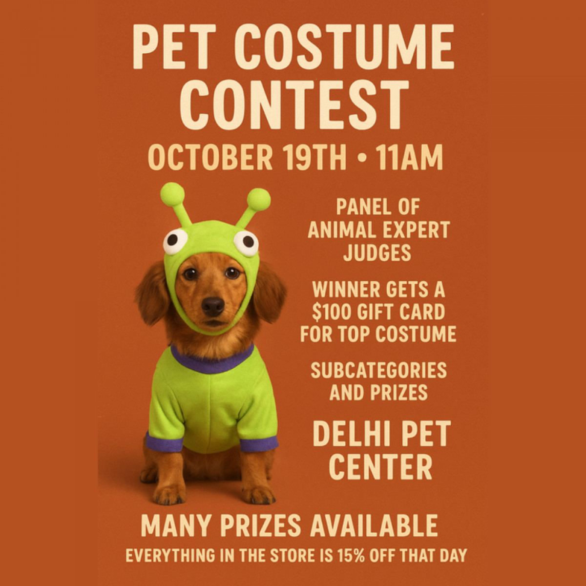 🐾 Pet Costume Contest