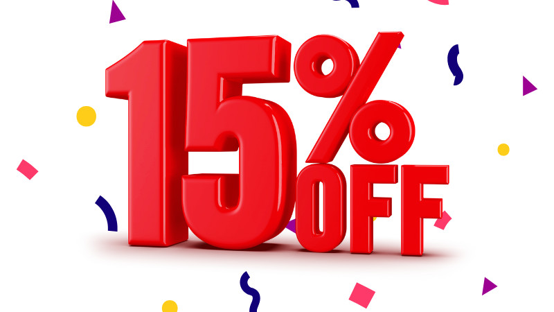 15% Off January Savings